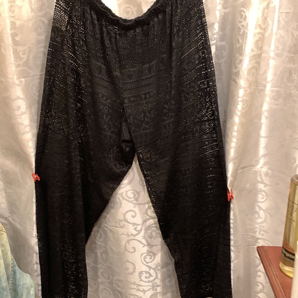Plus size see thru pants by Ashley Stewart pants